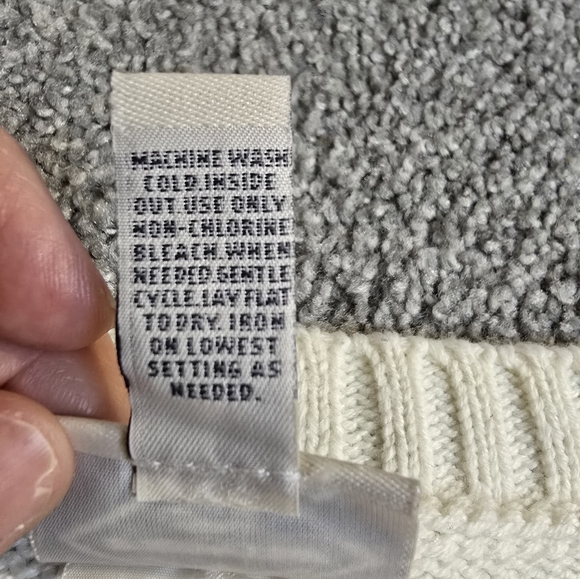 St John's Bay Vintage Knit Crewneck Sweater Countryside Chic Coastal Boho - Picture 4 of 6